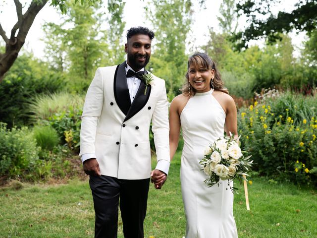 Asher and Aarathi's Wedding in Royston, Hertfordshire 137