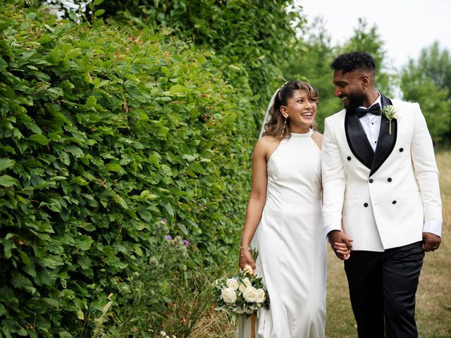 Asher and Aarathi's Wedding in Royston, Hertfordshire 141