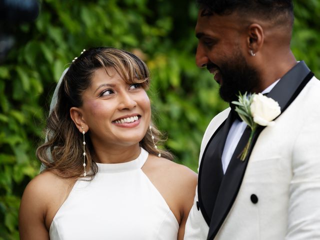 Asher and Aarathi's Wedding in Royston, Hertfordshire 142