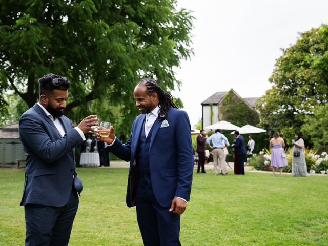 Asher and Aarathi's Wedding in Royston, Hertfordshire 144