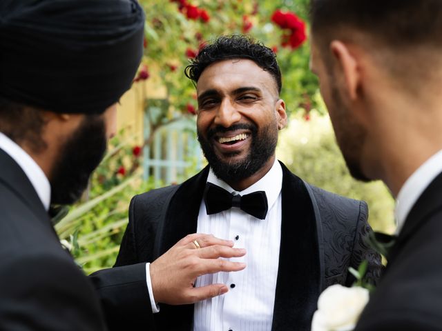 Asher and Aarathi's Wedding in Royston, Hertfordshire 145