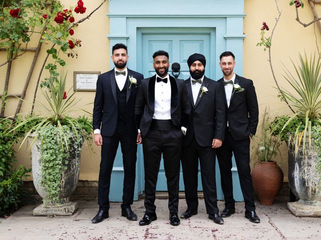 Asher and Aarathi's Wedding in Royston, Hertfordshire 146