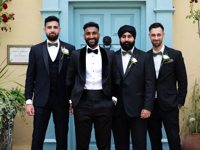 Asher and Aarathi's Wedding in Royston, Hertfordshire 148