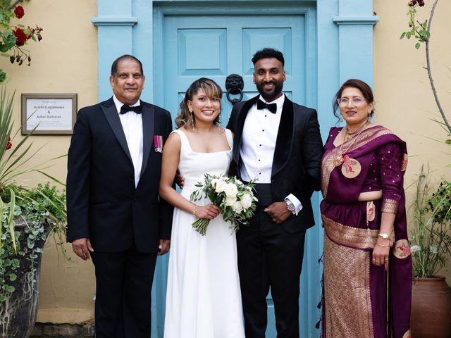 Asher and Aarathi's Wedding in Royston, Hertfordshire 150