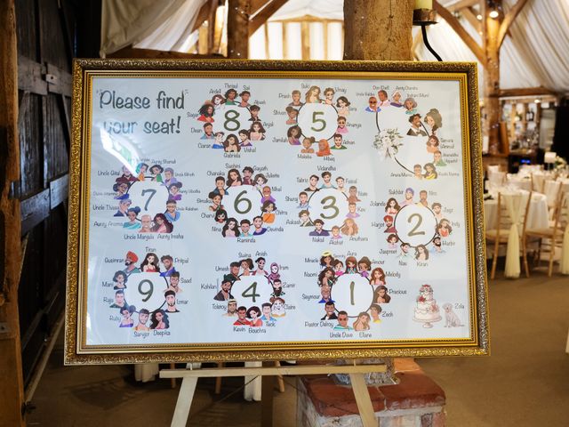 Asher and Aarathi's Wedding in Royston, Hertfordshire 154