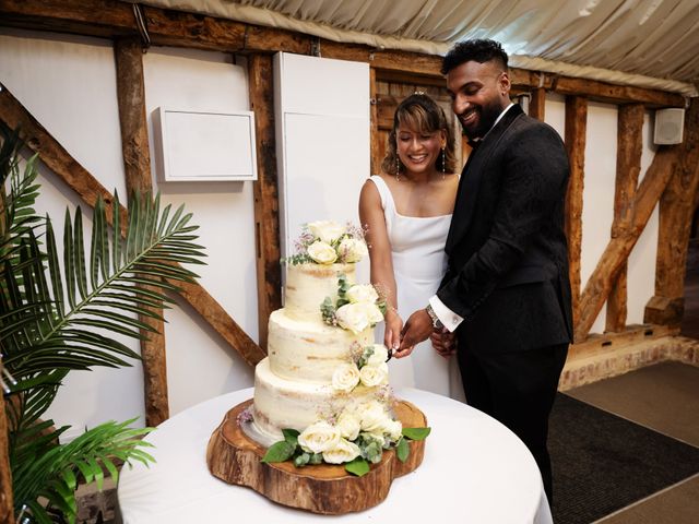 Asher and Aarathi's Wedding in Royston, Hertfordshire 159