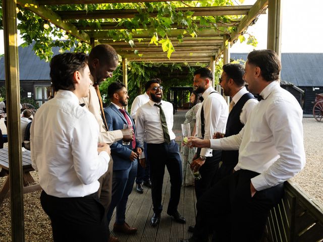 Asher and Aarathi's Wedding in Royston, Hertfordshire 164