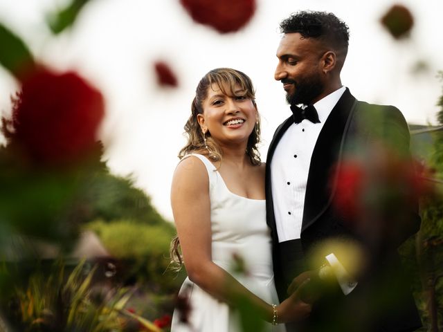 Asher and Aarathi's Wedding in Royston, Hertfordshire 175