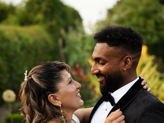 Asher and Aarathi's Wedding in Royston, Hertfordshire 177