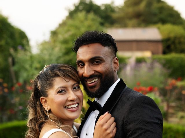 Asher and Aarathi's Wedding in Royston, Hertfordshire 179