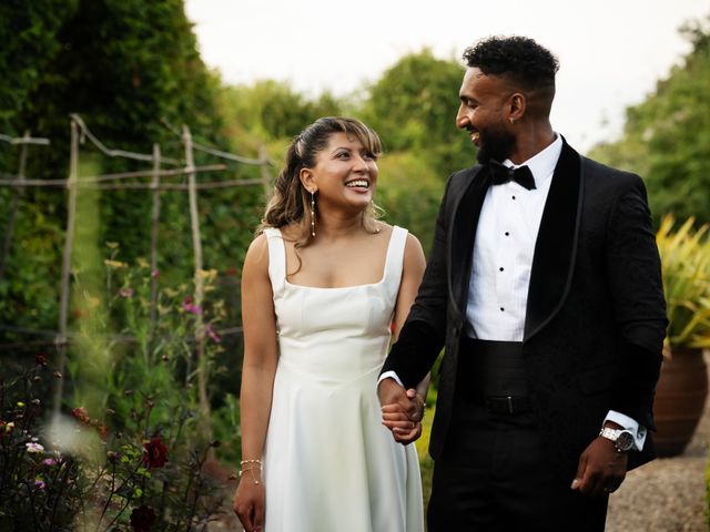 Asher and Aarathi's Wedding in Royston, Hertfordshire 180