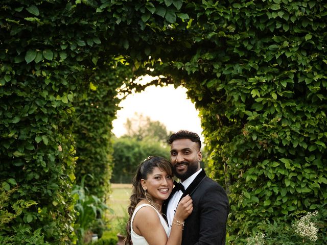 Asher and Aarathi's Wedding in Royston, Hertfordshire 181