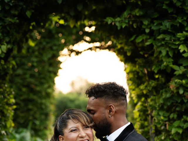 Asher and Aarathi's Wedding in Royston, Hertfordshire 182