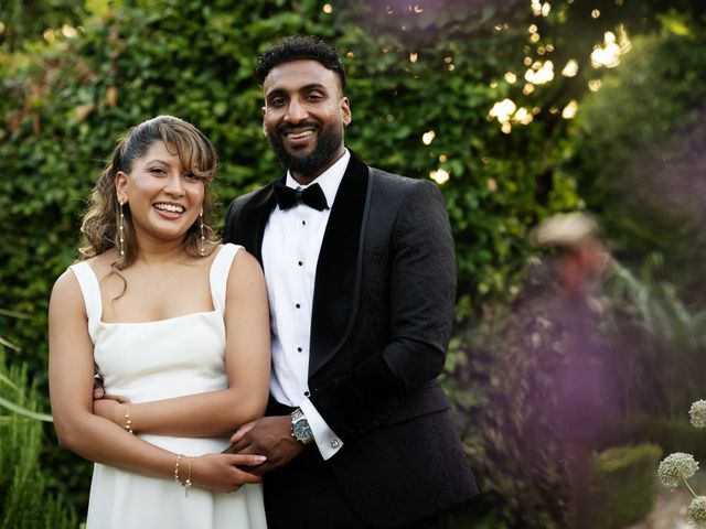 Asher and Aarathi's Wedding in Royston, Hertfordshire 183