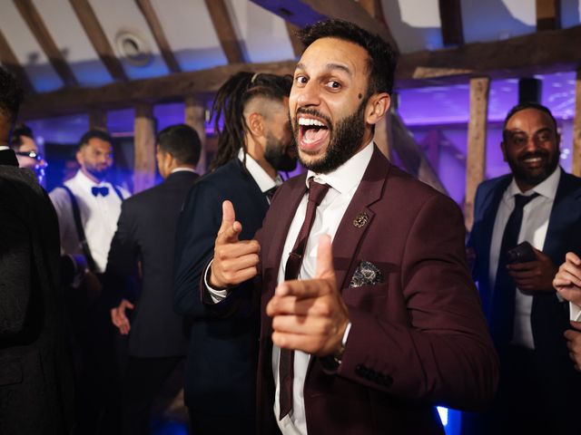 Asher and Aarathi's Wedding in Royston, Hertfordshire 190