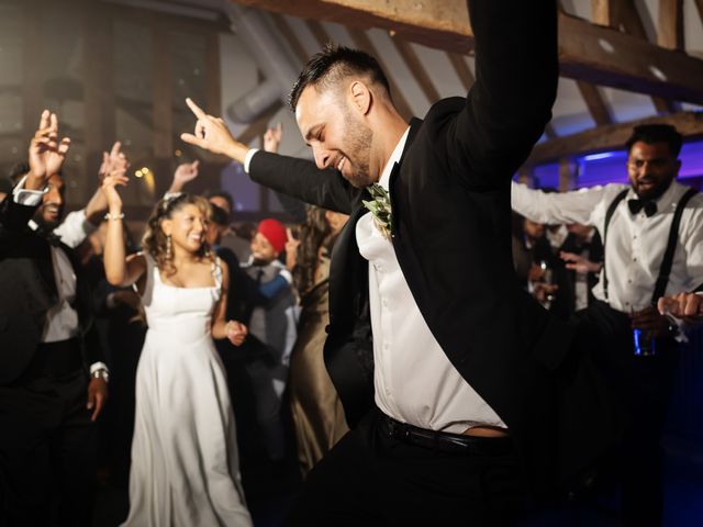 Asher and Aarathi's Wedding in Royston, Hertfordshire 195