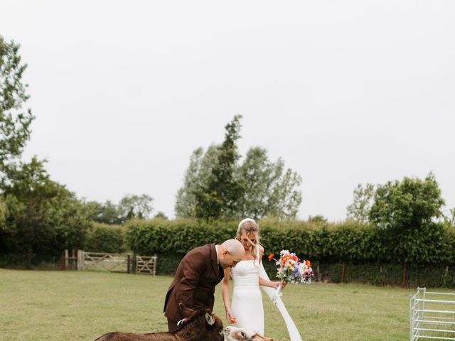 Dan and Katie's Wedding in Royston, Hertfordshire 3
