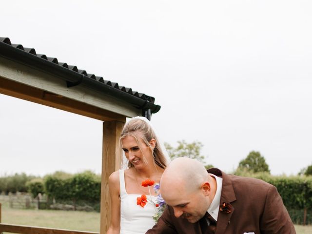 Dan and Katie's Wedding in Royston, Hertfordshire 17
