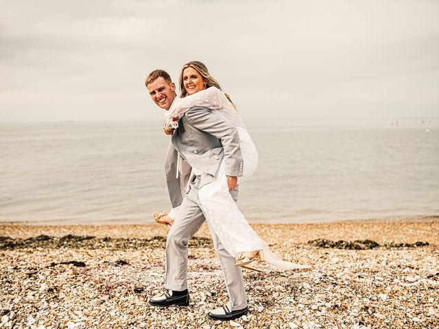 Sara and Tom&apos;s Wedding in Whitstable, Kent 16