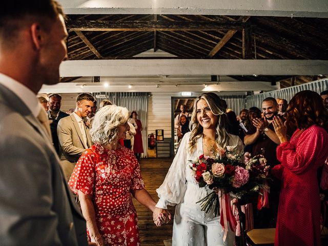 Sara and Tom&apos;s Wedding in Whitstable, Kent 38