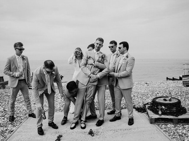 Sara and Tom&apos;s Wedding in Whitstable, Kent 57
