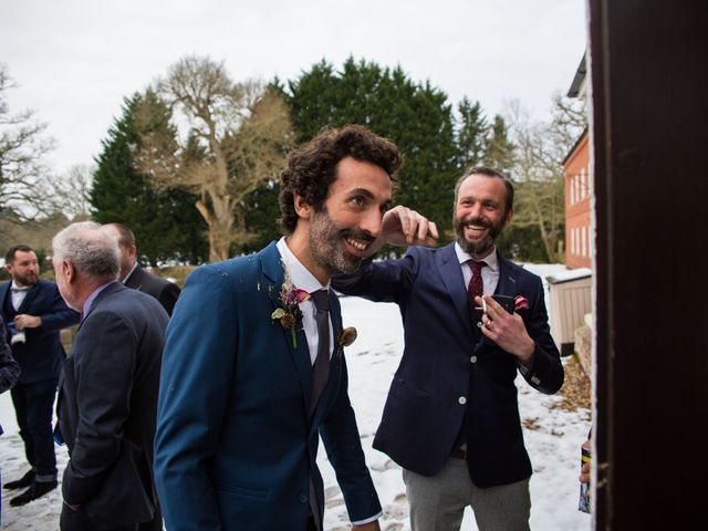 Adrien and Hannah&apos;s Wedding in Cadnam, Hampshire 55