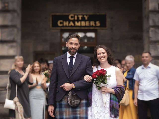 Karolis and Laura's Wedding in Edinburgh, Lothian &amp; Borders 32