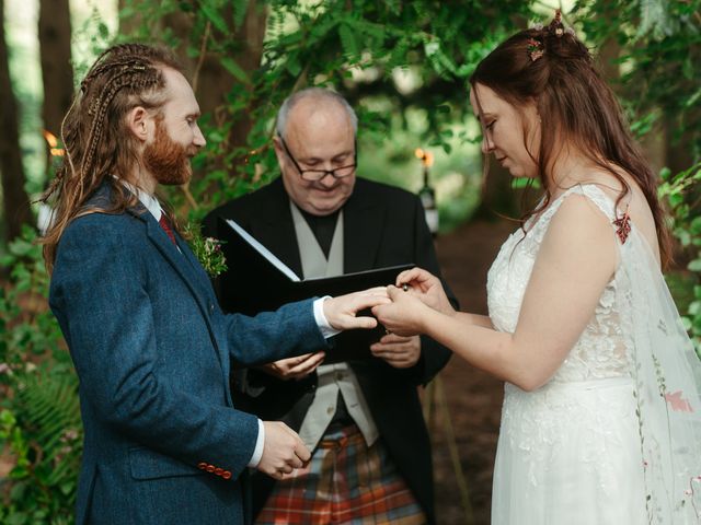 Hannah and Matt's Wedding in Fort William, Fort William 95