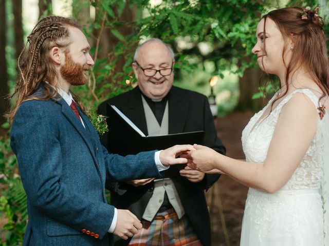 Hannah and Matt's Wedding in Fort William, Fort William 96