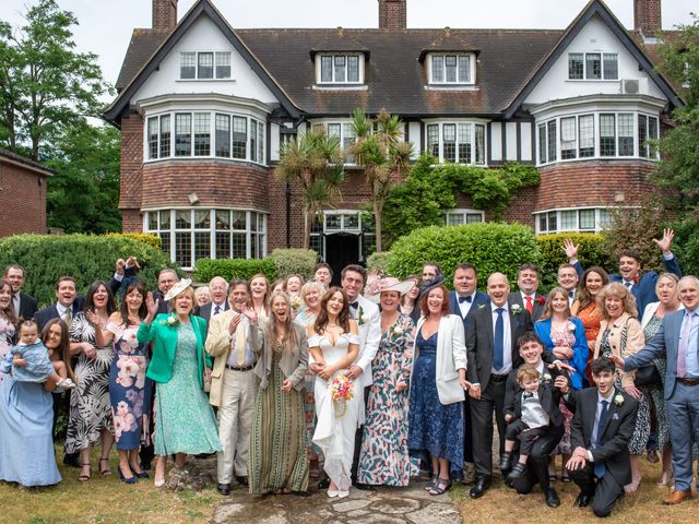 Joe and Katie's Wedding in Weybridge, Surrey 15