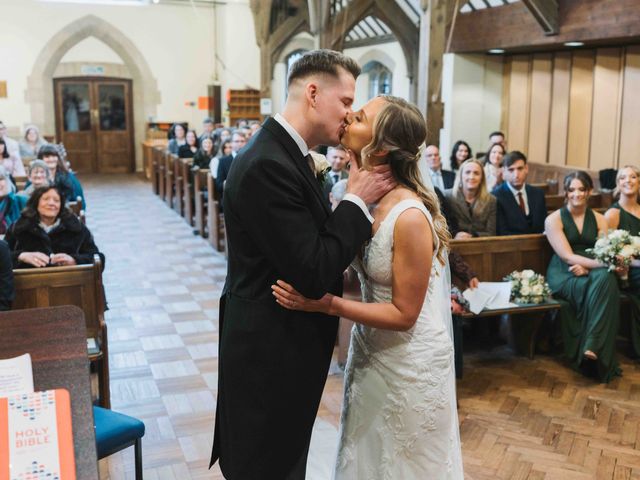 Alex and Lucy&apos;s Wedding in Frimley Green, Surrey 25