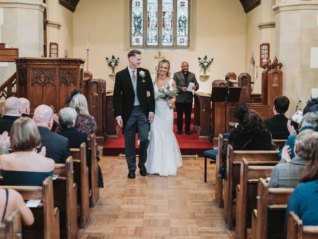 Alex and Lucy&apos;s Wedding in Frimley Green, Surrey 32