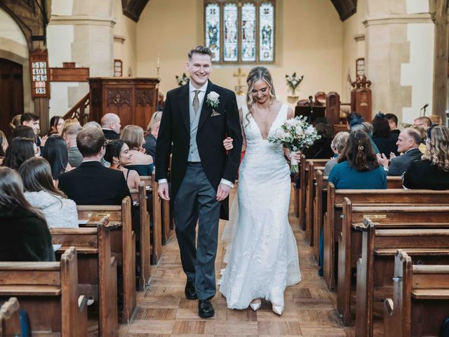 Alex and Lucy&apos;s Wedding in Frimley Green, Surrey 37