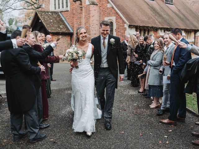 Alex and Lucy&apos;s Wedding in Frimley Green, Surrey 40