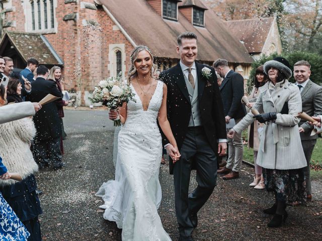 Alex and Lucy&apos;s Wedding in Frimley Green, Surrey 41