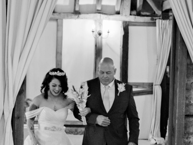 sam and faith&apos;s Wedding in Whitchurch, Hampshire 13