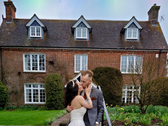 sam and faith&apos;s Wedding in Whitchurch, Hampshire 19