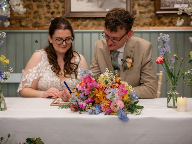 Charmaine and Darren's Wedding in Fakenham, Norfolk 5