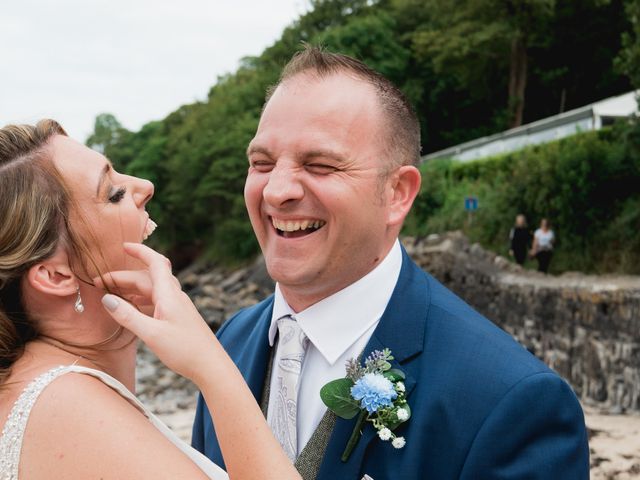Craig and Lisa&apos;s Wedding in Langland, Swansea 18