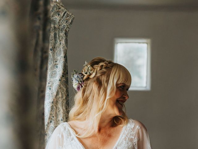 Jess and David's Wedding in Penrhyndeudreath, Gwynedd 6