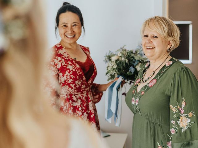 Jess and David's Wedding in Penrhyndeudreath, Gwynedd 7