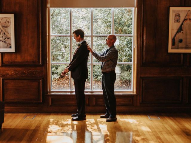 Jess and David's Wedding in Penrhyndeudreath, Gwynedd 9