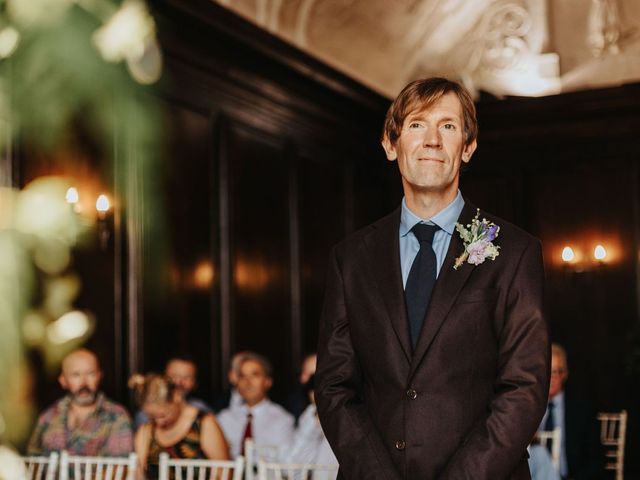 Jess and David's Wedding in Penrhyndeudreath, Gwynedd 11