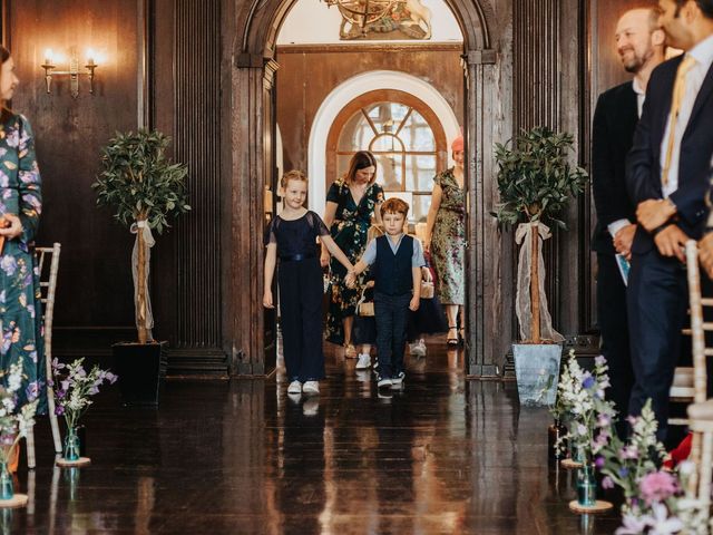 Jess and David's Wedding in Penrhyndeudreath, Gwynedd 13