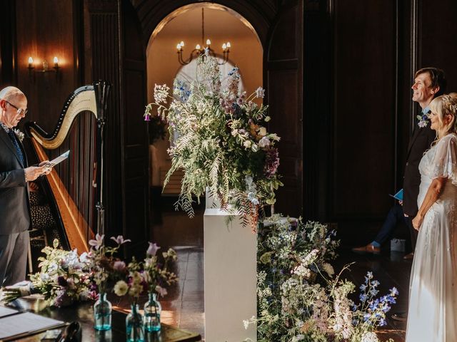 Jess and David's Wedding in Penrhyndeudreath, Gwynedd 16