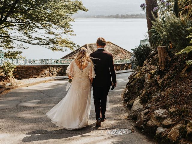 Jess and David's Wedding in Penrhyndeudreath, Gwynedd 22