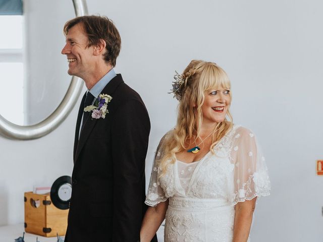 Jess and David's Wedding in Penrhyndeudreath, Gwynedd 26