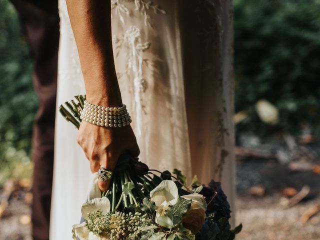 Jess and David's Wedding in Penrhyndeudreath, Gwynedd 32