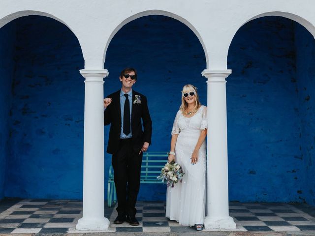 Jess and David's Wedding in Penrhyndeudreath, Gwynedd 34