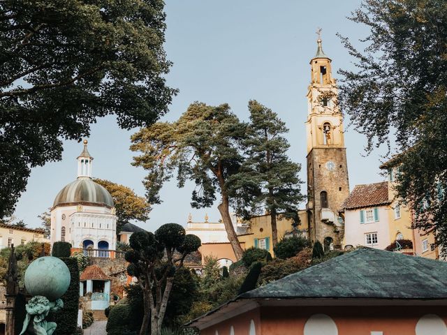 Jess and David's Wedding in Penrhyndeudreath, Gwynedd 37